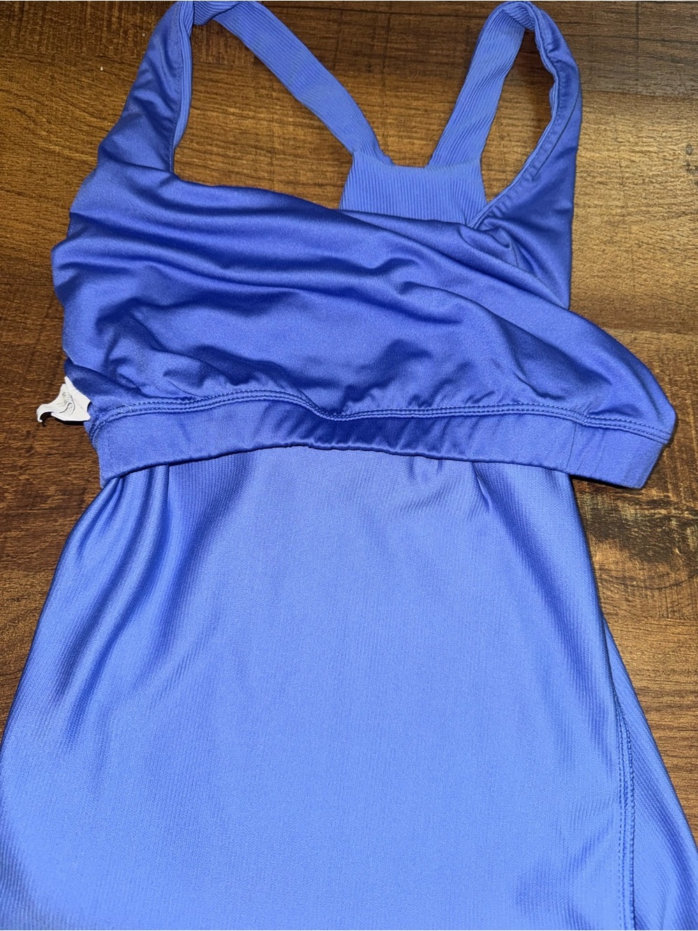 Jessica Simpson Blue Ribbed Tank M - Picture 4 of 5